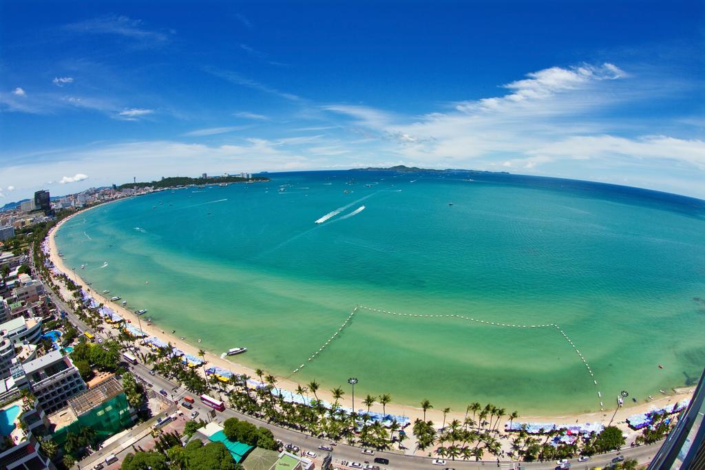 芭達亞Ruamchok Ocean View公寓 外观 照片